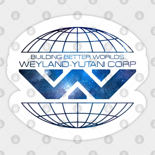 Alien Weyland Yutani Corp Logo Sticker by Angel arts